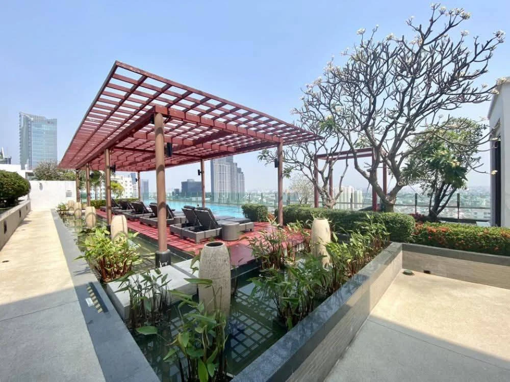 For rent!! Condo Ideo Mix Sukhumvit 103, 15th floor, Building B, beautiful room, good price, fully furnished, ready to move in, don't miss it!!