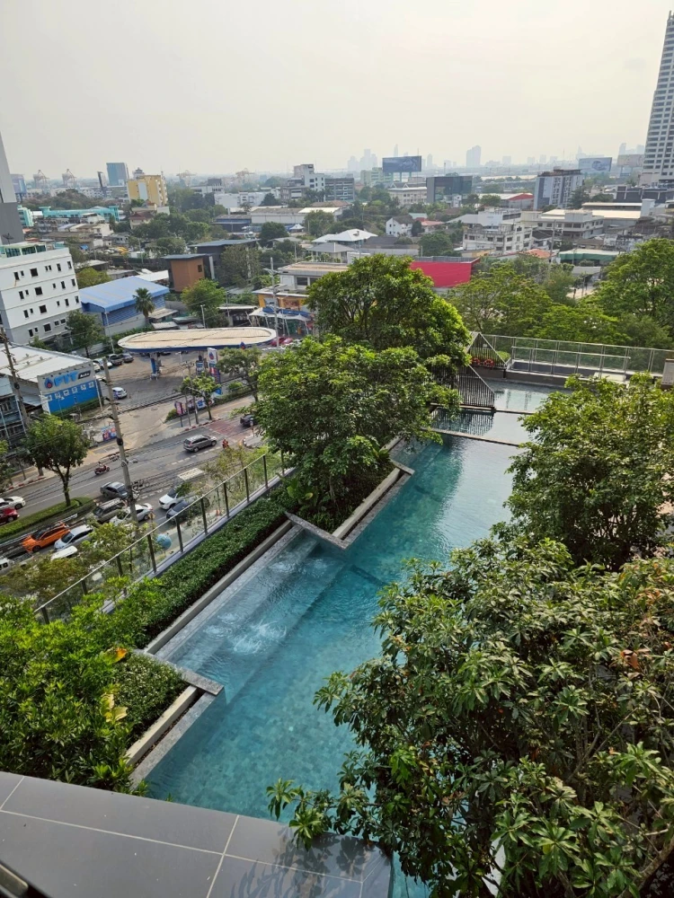 For rent!! Condo Ideo Sukhumvit - Rama 4, 8th floor, swimming pool view, beautiful room, convenient transportation, ready to move in, don't miss it!!