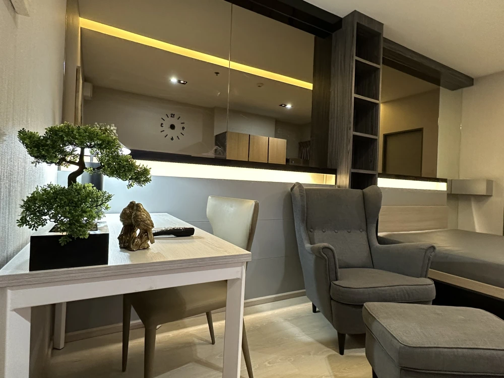 Condo for rent, Ideo Sukhumvit 115, fully furnished room, ready to move in, complete facilities, must book now.