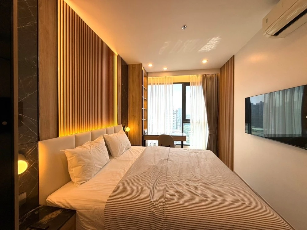 For rent!! Condo Ideo Mobi Sukhumvit 66, beautiful room, unblocked view. Those who like to decorate their rooms must hurry to book before it's gone!! images