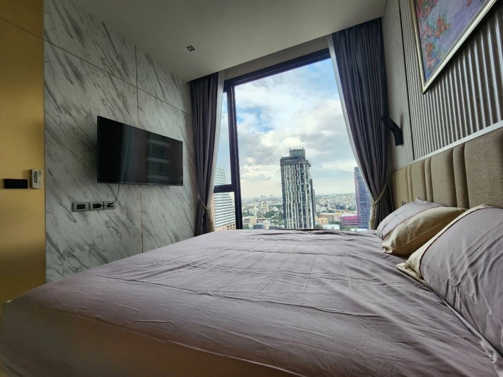 For rent!! Condo Hyde Heritage Thonglor 18th floor, city view, luxury condo, beautiful room, fully furnished, ready to move in, don't miss it!!