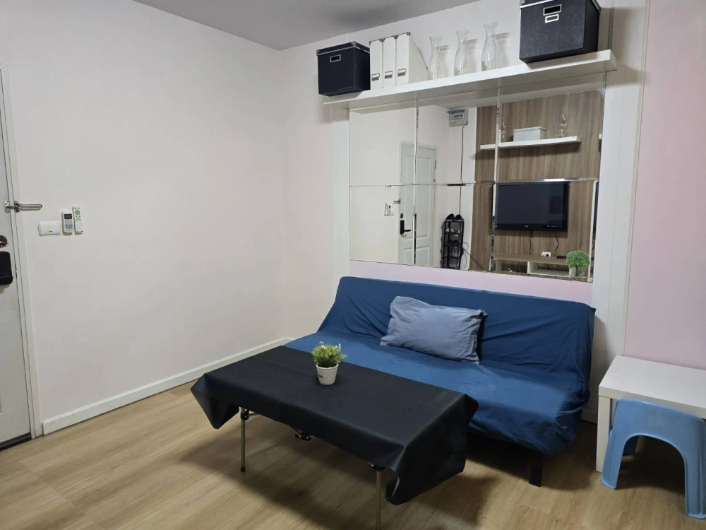 For rent!! Condolette 624 Ladprao Condolette, 7th floor, elegantly decorated room, good price, ready to move in, hurry and reserve now!!