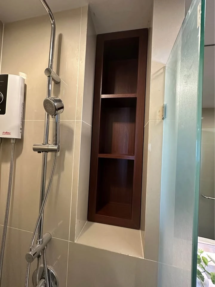 Condo for rent, Niche Mono Ramkhamhaeng. Ready to move in, high-quality built-in furniture. Convenient and complete amenities all in one place. Book t