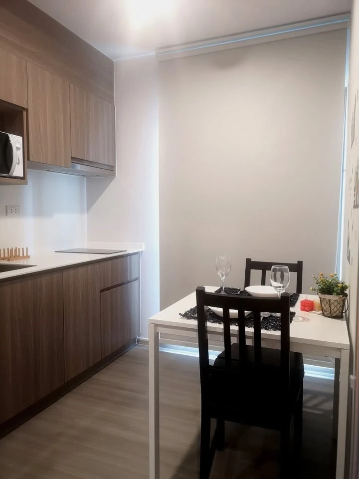 Condo for rent, Parkland Charan-Pinklao, nice room, complete with furniture and electrical appliances, just come and move in.