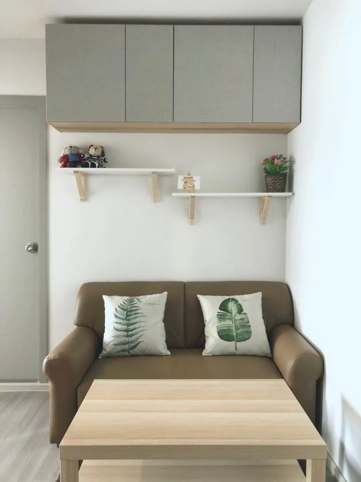Condo for rent, Parkland Charan-Pinklao, nice room, complete with furniture and electrical appliances, just come and move in.