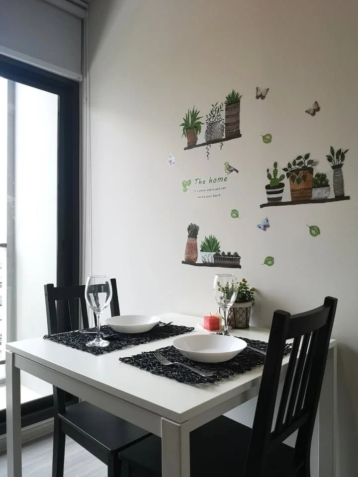 Condo for rent, Parkland Charan-Pinklao, nice room, complete with furniture and electrical appliances, just come and move in.