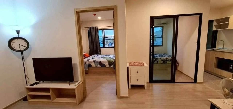 For rent: Condo Mee On Nut-Rama 9, ready to move in, fully furnished, 2 bedrooms, good like this, hurry and book now+++
