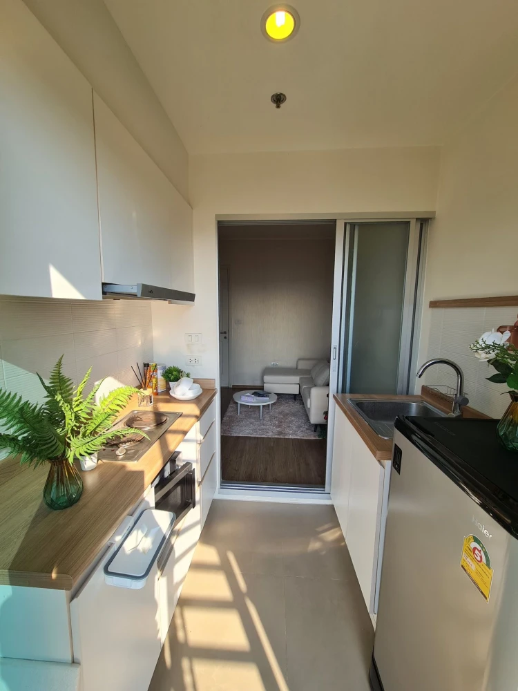 Condo U Delight @ Hua Mak Station for rent, ready to move in, with quality wallpaper. Reserve today, don't delay!