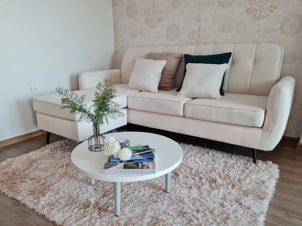 Condo U Delight @ Hua Mak Station for rent, ready to move in, with quality wallpaper. Reserve today, don't delay!