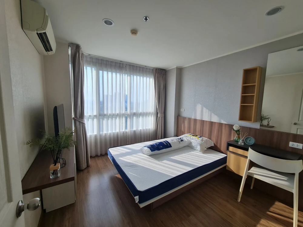 Condo U Delight @ Hua Mak Station for rent, ready to move in, with quality wallpaper. Reserve today, don't delay!