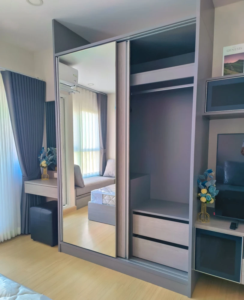 Condo for rent Supalai Veranda Ramkhamhaeng, 31st floor, high view, comes with a very good price, you must not miss it.