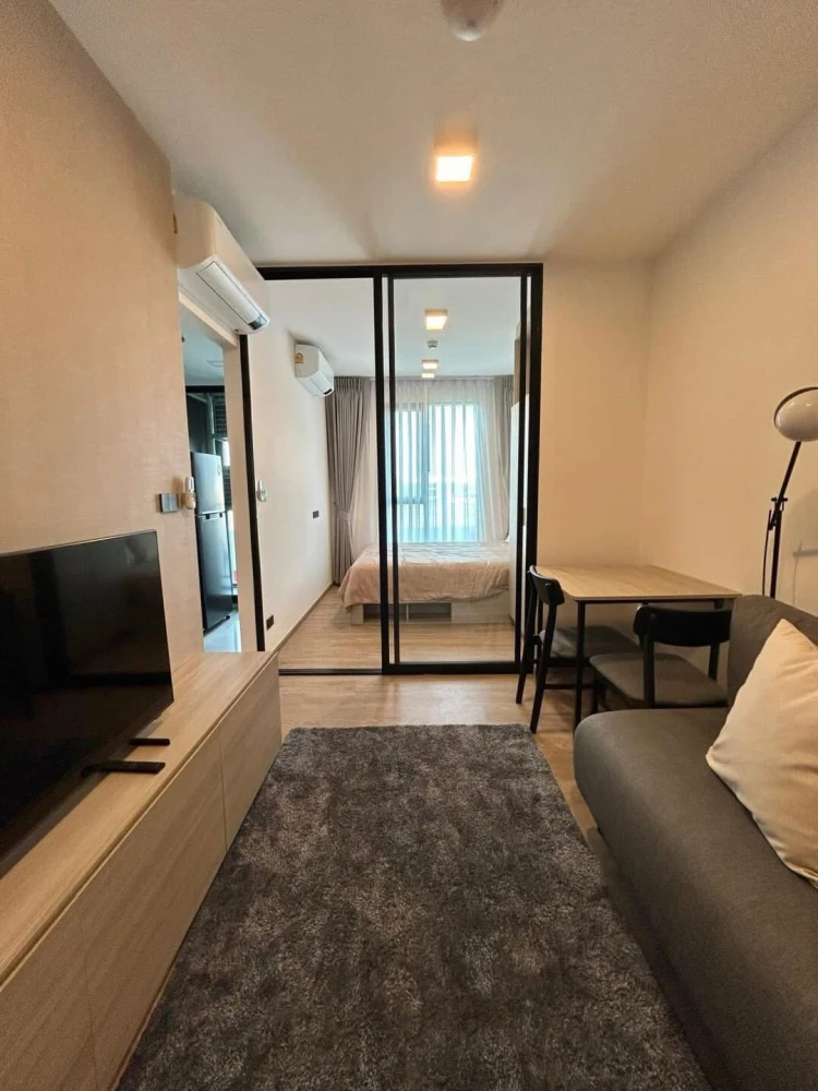Condo for rent, Chapter One All Ramintra, clearly separated rooms, reasonable price, complete here, hurry and book now.