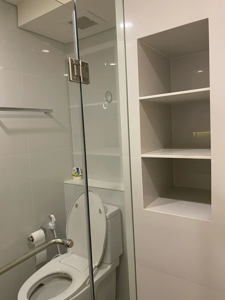 Condo for rent, Siamese 87, Duplex type, size 40 sq m., near BTS On Nut, only 350 meters, fully furnished, ready to move in, complete with electrical