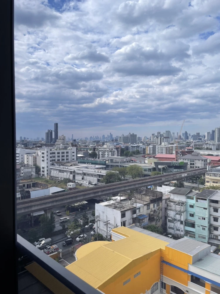 Condo for rent, Siamese 87, Duplex type, size 40 sq m., near BTS On Nut, only 350 meters, fully furnished, ready to move in, complete with electrical