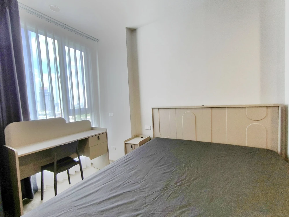 For rent: Culture Thonglor, 14th floor, studio room, north-facing balcony, cool and comfortable, not hot. Hurry and reserve now!
