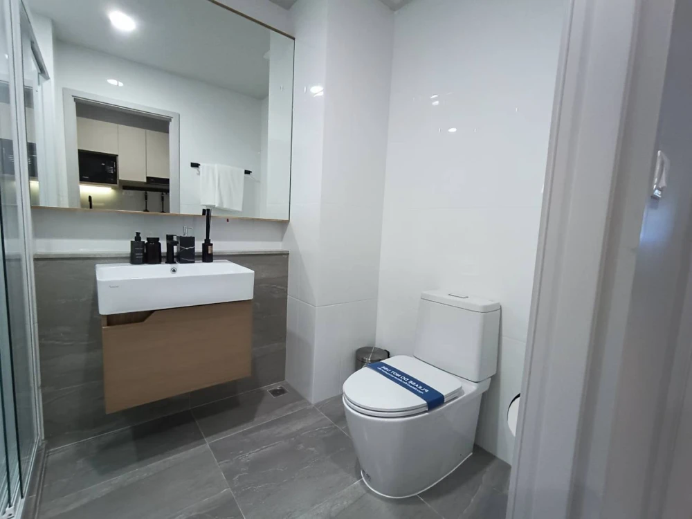 For rent: Culture Thonglor, 14th floor, studio room, north-facing balcony, cool and comfortable, not hot. Hurry and reserve now!