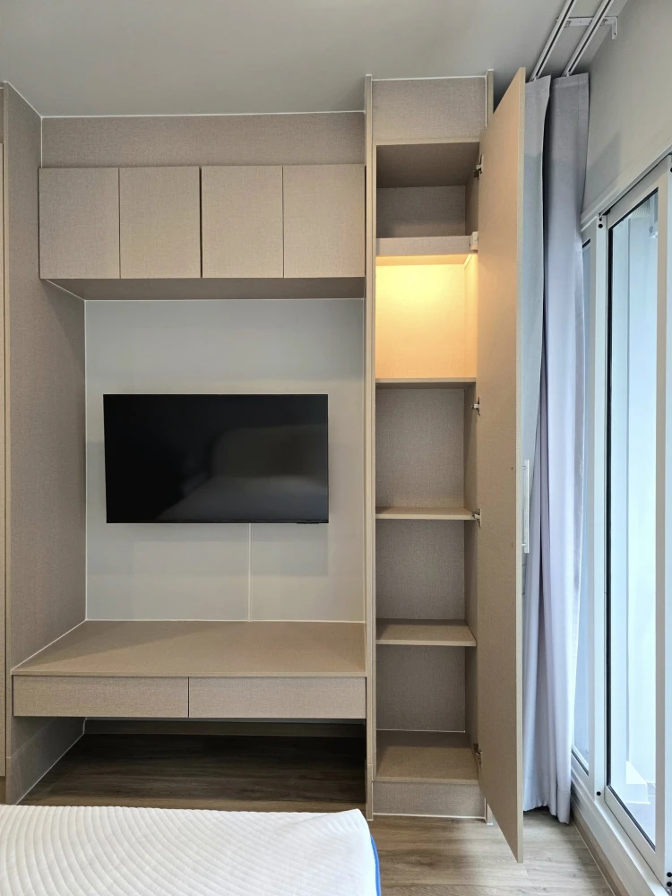 For rent: Culture Thonglor, studio room, cool view, complete with electrical appliances, ready to move in.