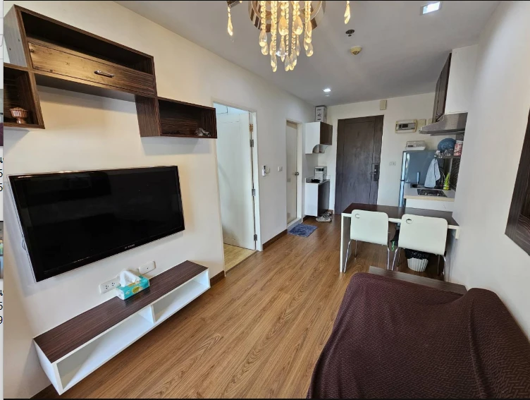 For rent!! Casa Condo Asoke-Din Daeng, beautiful room, spacious room, fully furnished, ready to move in. Book now, don't miss it!!