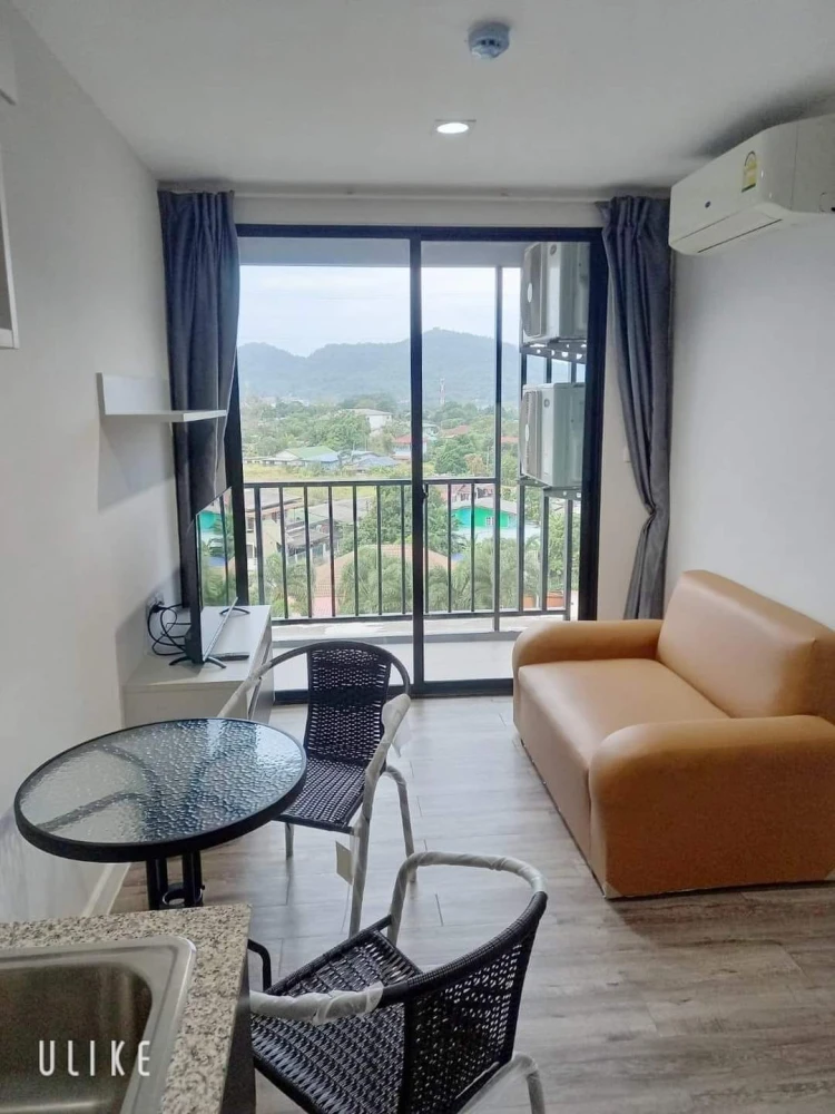For rent: G Condo Sriracha, 6th floor, mountain view, fully furnished, nice to live in, book now, hurry!
