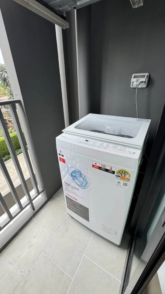 For rent: Chewathai Pinklao, beautiful condo, ready to move in, good location, fully furnished, complete electrical appliances. You will regret it if