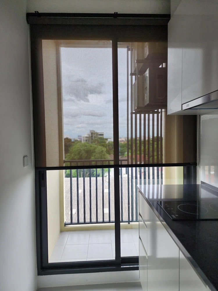 For rent: Chewathai Kaset Nawamin, 6th floor, 33.62 sq m unit, fully furnished. Just bring your belongings and move in.
