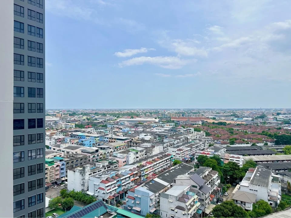 For rent: Sim Suksawat - Rama 3, located on the 17th floor, beautiful open city view, fully furnished, ready to move in!