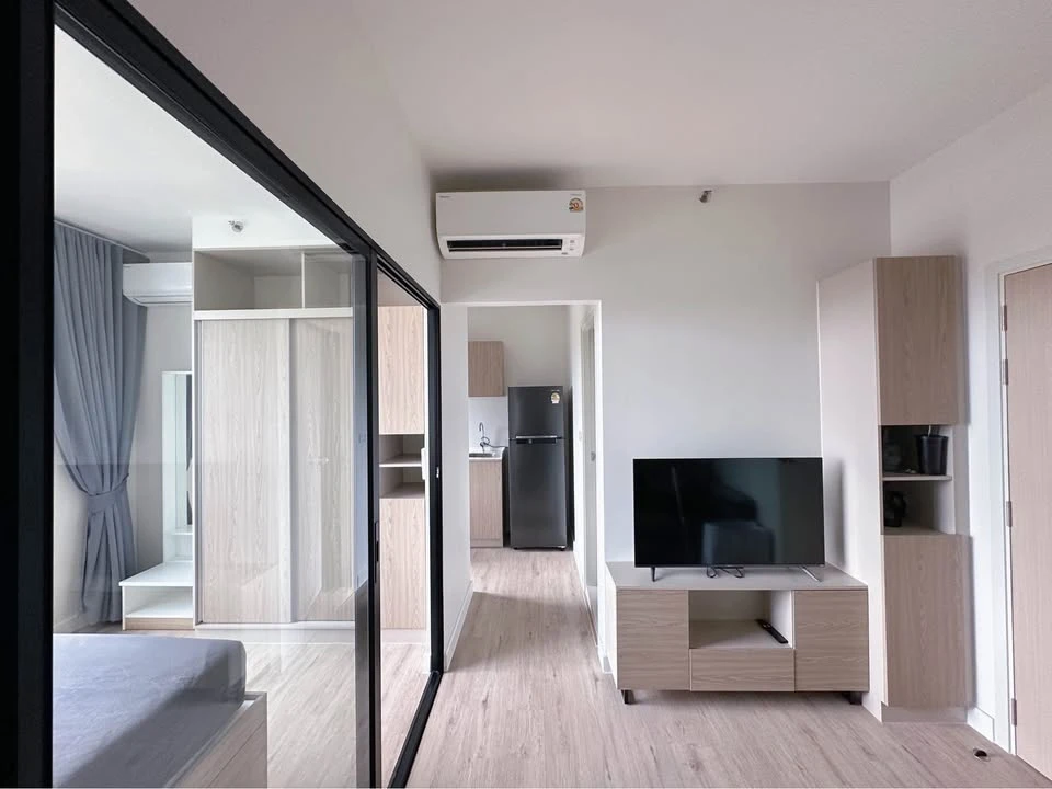 For rent: Sim Suksawat - Rama 3, located on the 17th floor, beautiful open city view, fully furnished, ready to move in!