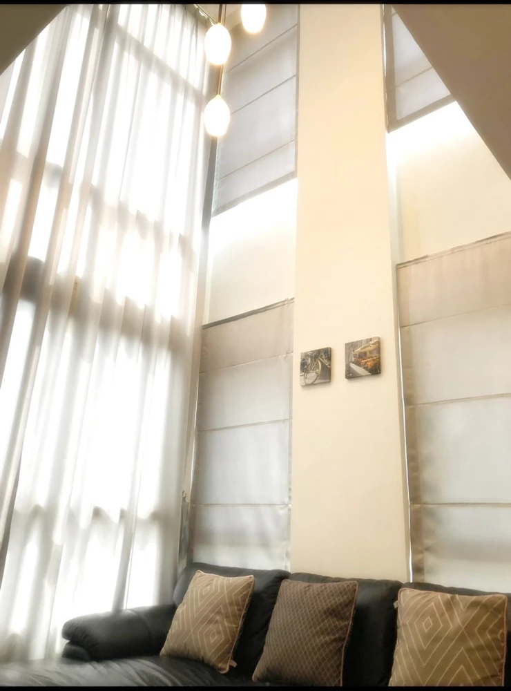 For rent!! Zoom Condo Place, 2nd floor, 2-storey Duplex room, beautiful room, fully furnished, good price, don't miss it!!