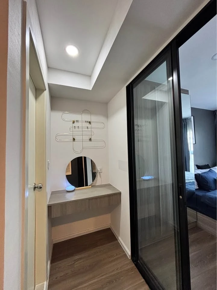For rent: The Origin Phahonyothin - Saphan Mai, same floor as common area, fully furnished, book now, don't hesitate.