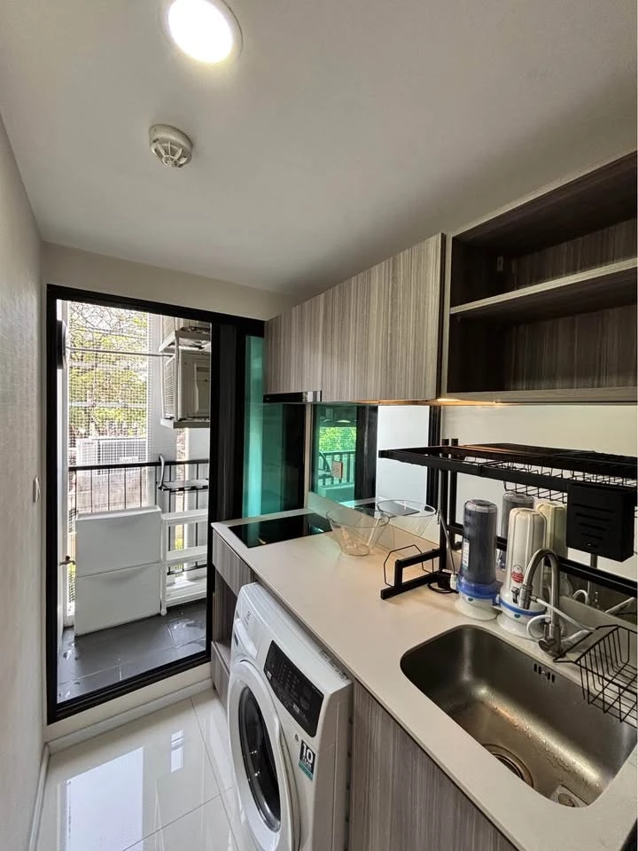 For rent: The Origin Phahonyothin - Saphan Mai, same floor as common area, fully furnished, book now, don't hesitate.