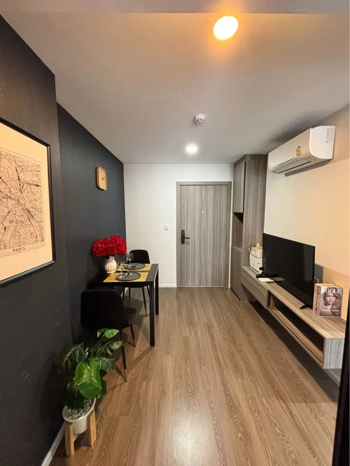 For rent: The Origin Phahonyothin - Saphan Mai, same floor as common area, fully furnished, book now, don't hesitate.