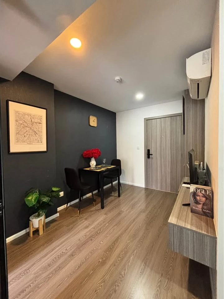For rent: The Origin Phahonyothin - Saphan Mai, same floor as common area, fully furnished, book now, don't hesitate.