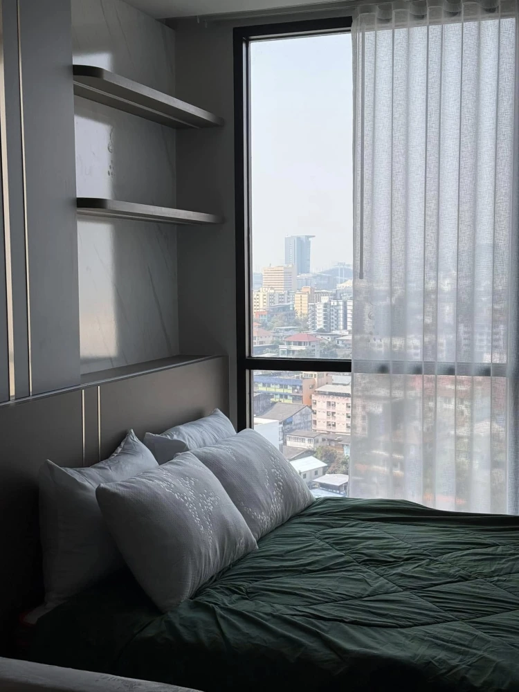 For rent: The Origin Lat Phrao-Bang Kapi, beautifully decorated with built-in furniture, fully furnished. Interested in booking now!