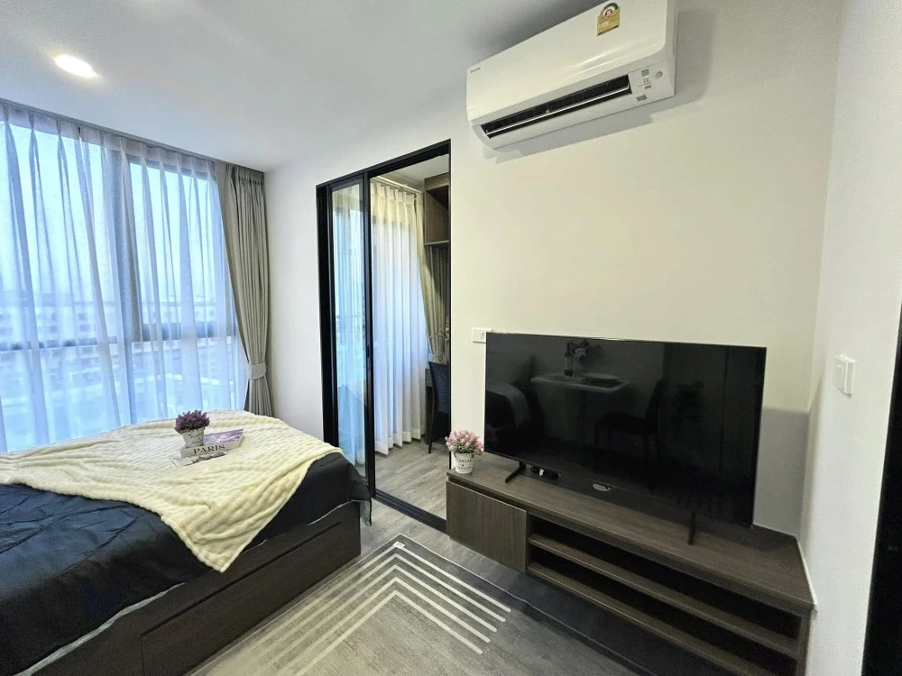 For rent: The Origin Lat Phrao-Bang Kapi, fully furnished, ready to move in, complete with electrical appliances. Book now and you won't be disappoint