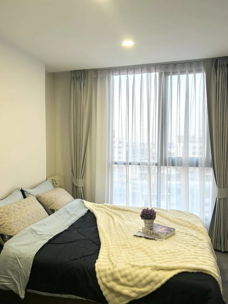 For rent: The Origin Lat Phrao-Bang Kapi, fully furnished, ready to move in, complete with electrical appliances. Book now and you won't be disappoint