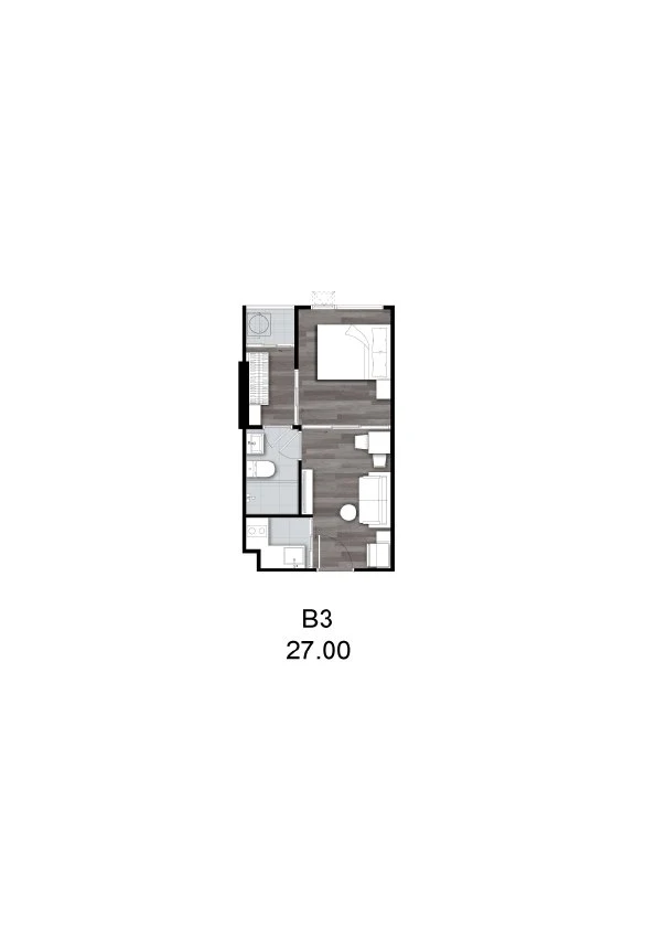 For rent: The Origin Sukhumvit 105. Unobstructed view. Next to market, community area, international school, and shopping malls. A must-see!
