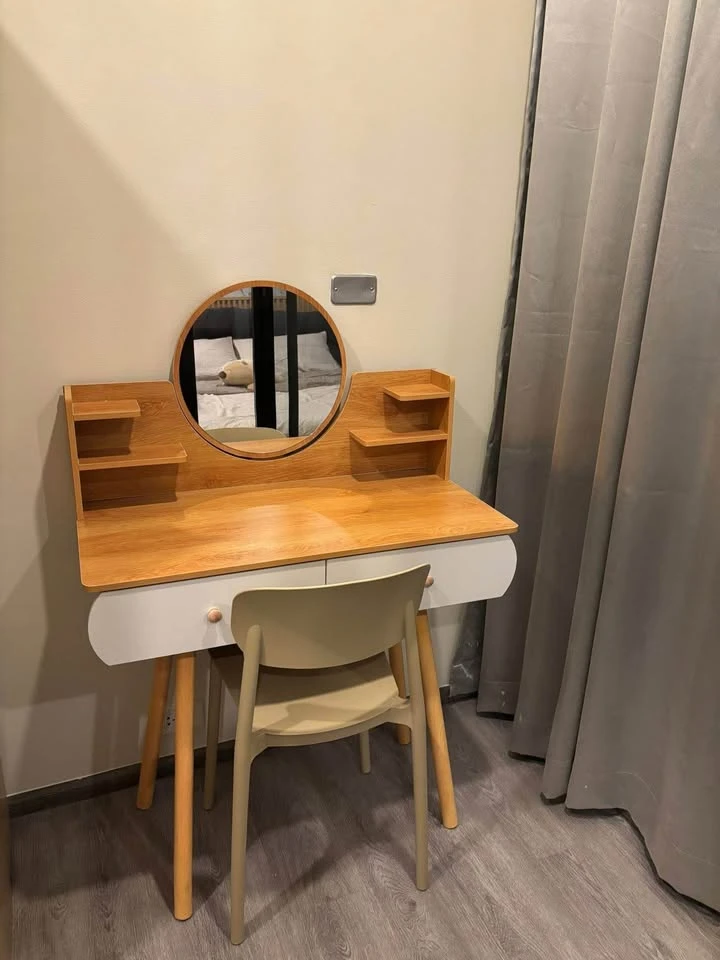 For rent: The Origin Sukhumvit-Sai Luat E22 station, 2nd floor, 22 sq.m. Nicely decorated with built-in furniture, very livable. Book now!