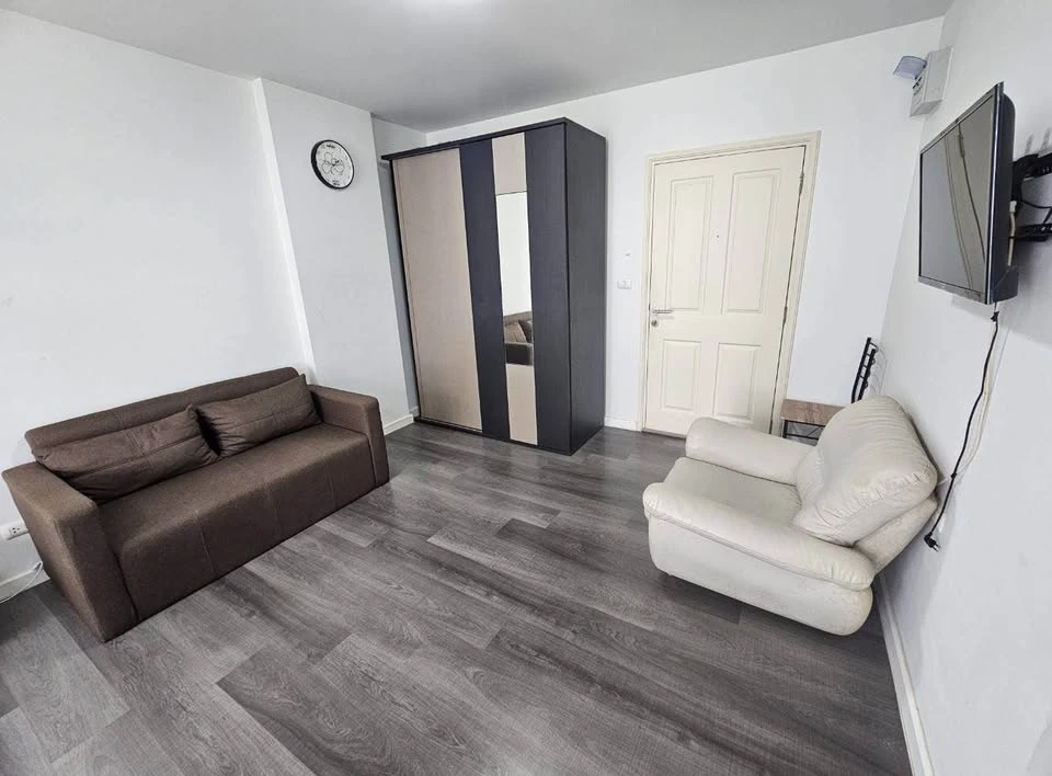 For rent D Condo Campus Resort Bangna, shady atmosphere, not hot, convenient transportation, don't miss