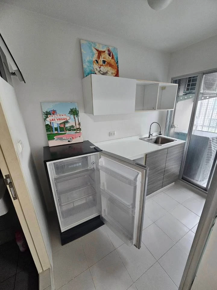 For rent D Condo Campus Resort Bangna, shady atmosphere, not hot, convenient transportation, don't miss