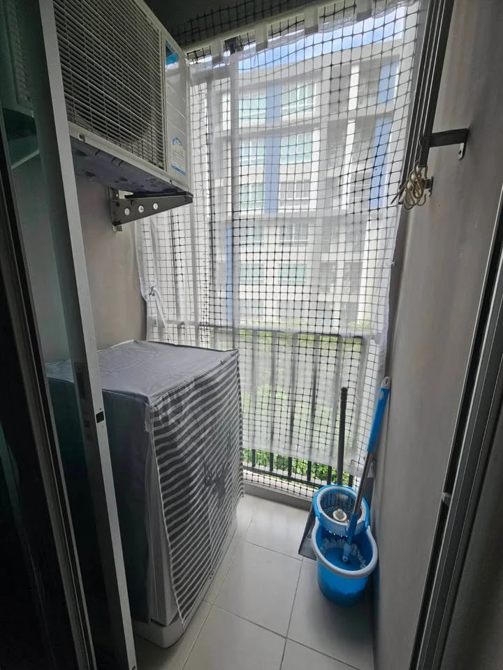 For rent D Condo Campus Resort Bangna, shady atmosphere, not hot, convenient transportation, don't miss