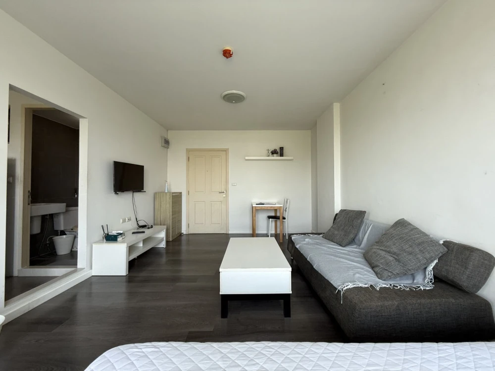 For rent, D Condo Campus Resort, ABAC Bangna, beautiful room, fully furnished, don't wait.