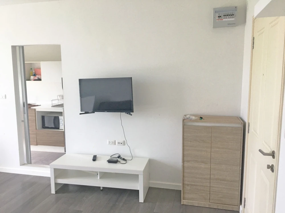 For rent, D Condo Campus Resort, ABAC Bangna, beautiful room, fully furnished, don't wait.