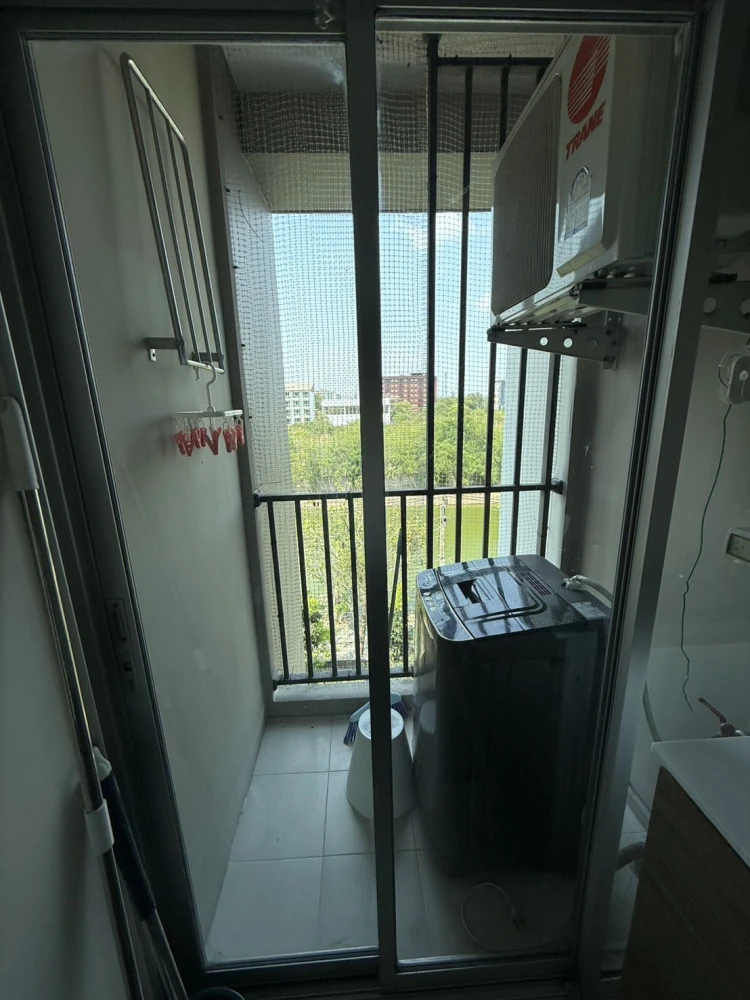 For rent, D Condo Campus Resort, ABAC Bangna, beautiful room, fully furnished, don't wait.