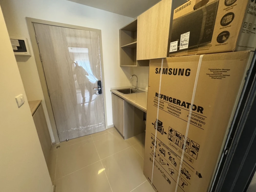 For rent!! D Condo Shine Rangsit, 2nd floor, Building B, beautiful room, fully furnished, ready to move in, don't miss it!!