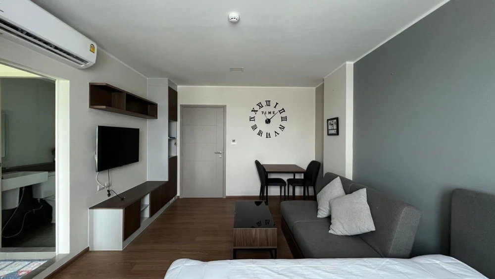Condo for rent, D Condo Than Charan, nice room, fully furnished, book now! Affordable price. Book now!