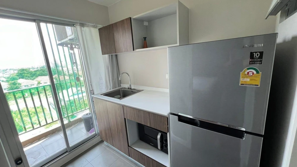 Condo for rent, D Condo Than Charan, nice room, fully furnished, book now! Affordable price. Book now!