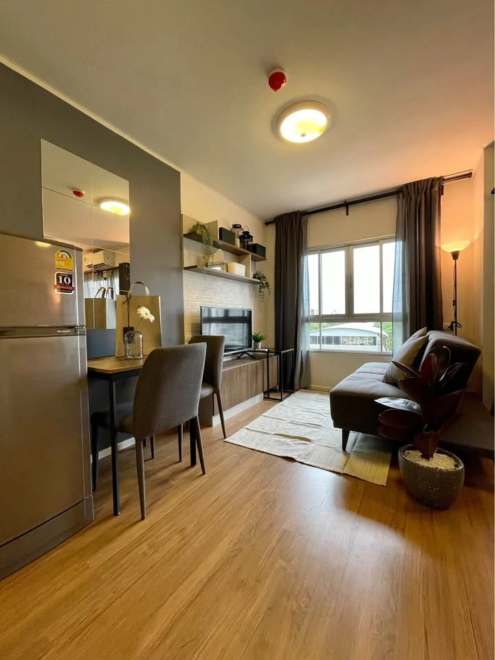 For rent: D Condo Bliss Sriracha, a nice room with complete facilities. Come and reserve it now. Don't miss out.