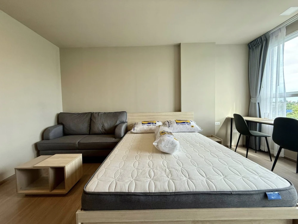 For rent!! D Condo Pana (Charan - Pinklao) 5th floor, Building A, fully furnished, ready to move in. Don't miss out, book now!!