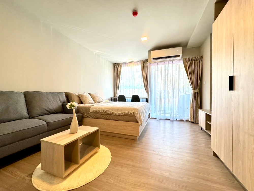 For rent!! D Condo Pana, 2nd floor, Building B, beautiful room, fully furnished, ready to move in, don't miss out!!