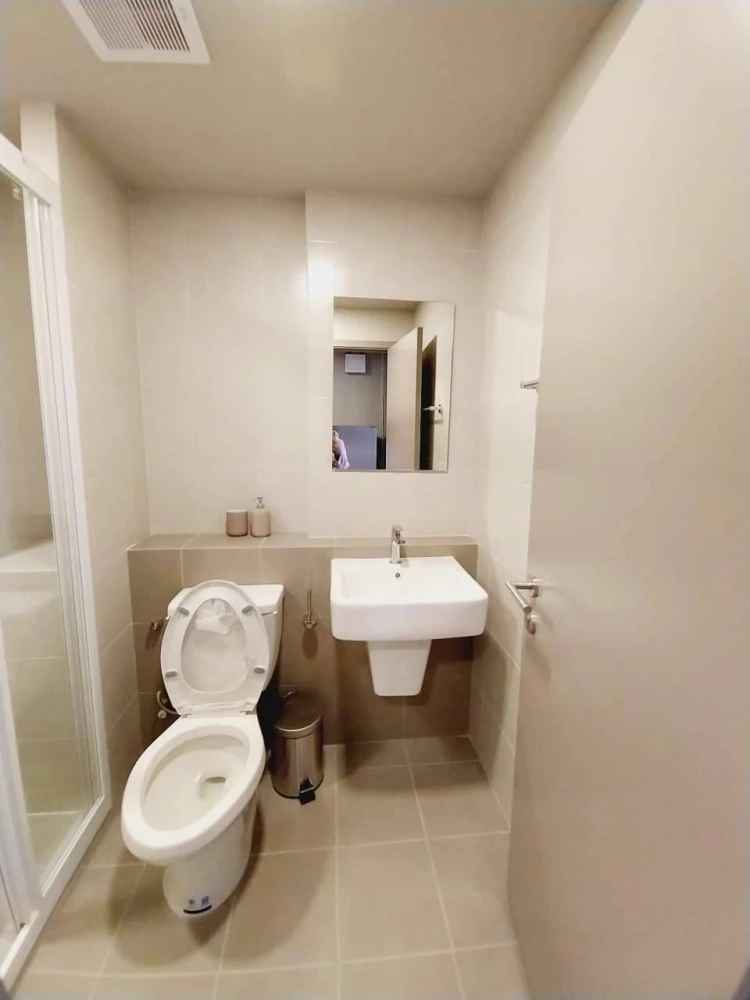 For rent!! D Condo Pana, 3rd floor, Building A, beautiful room, ready to move in, convenient transportation, don't miss it!!